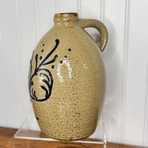 RARE Vintage Paul Pfrehm Signed Dated ‘90 Pottery Stoneware Salt Glaze Jug 9”